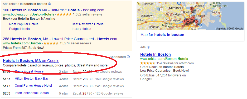Hotels in Boston Keyword search